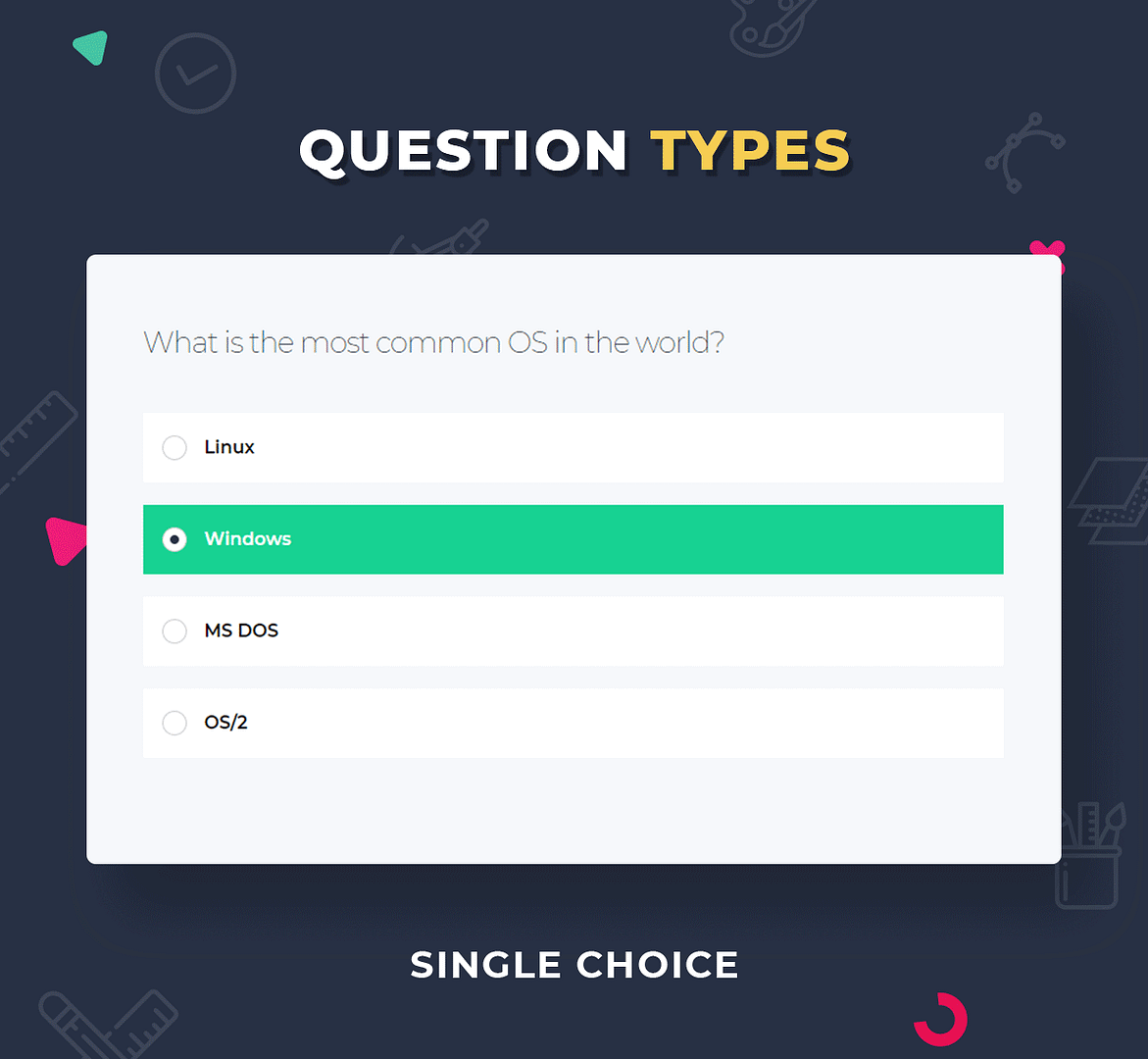 question types question types